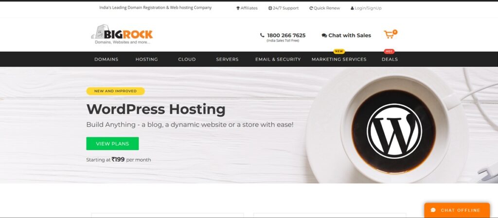 BigRock - Managed WordPress Hosting