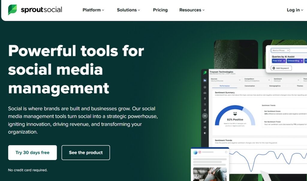 Sprout Social - Best for Data-Driven Brands