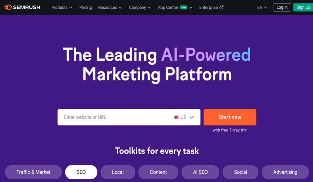 Semrush Review 2025 - The Ultimate All-in-One Marketing Platform