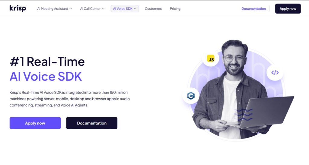 Krisp Review - AI Voice SDK