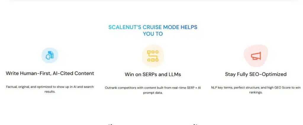 Scalenut Review - Cruise mode benefits