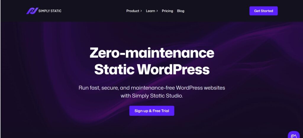 The Simply Static Studio - an integrated platform for Static WordPress Hosting.