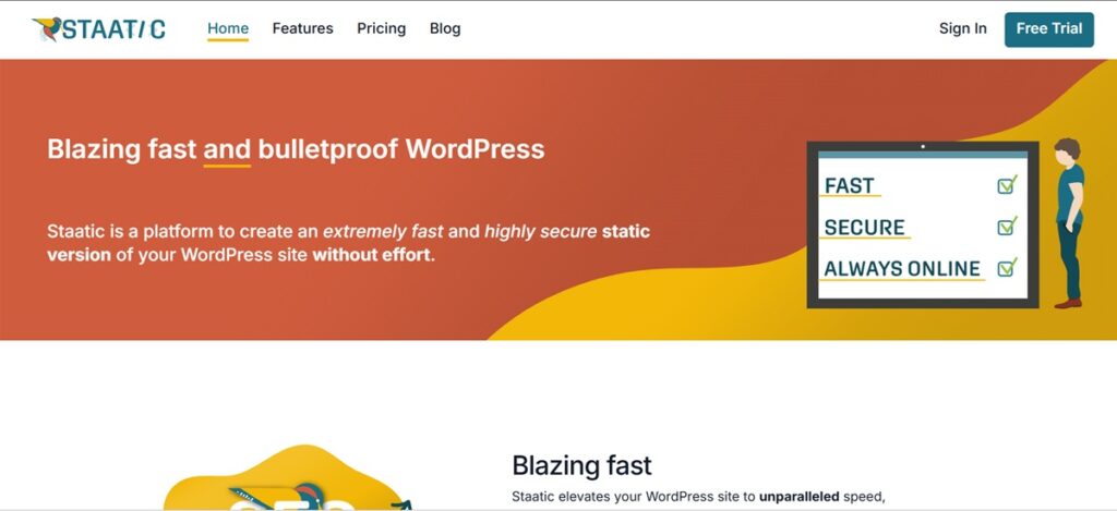 staatic - static wordpress hosting