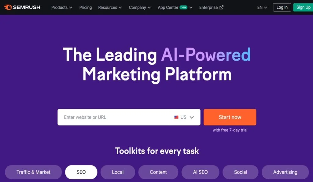 Semrush Review 2025 - The Ultimate All-in-One Marketing Platform